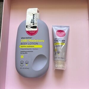 eos Shea Better Vanilla Cashmere Body Lotion and Wash Set